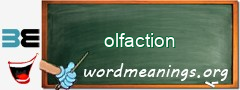 WordMeaning blackboard for olfaction